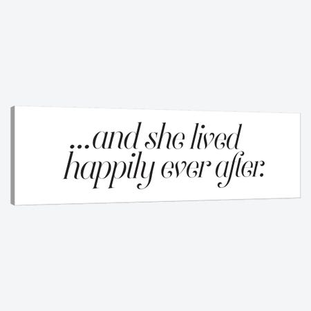 Happily Ever After Canvas Print #HON114} by Honeymoon Hotel Canvas Print