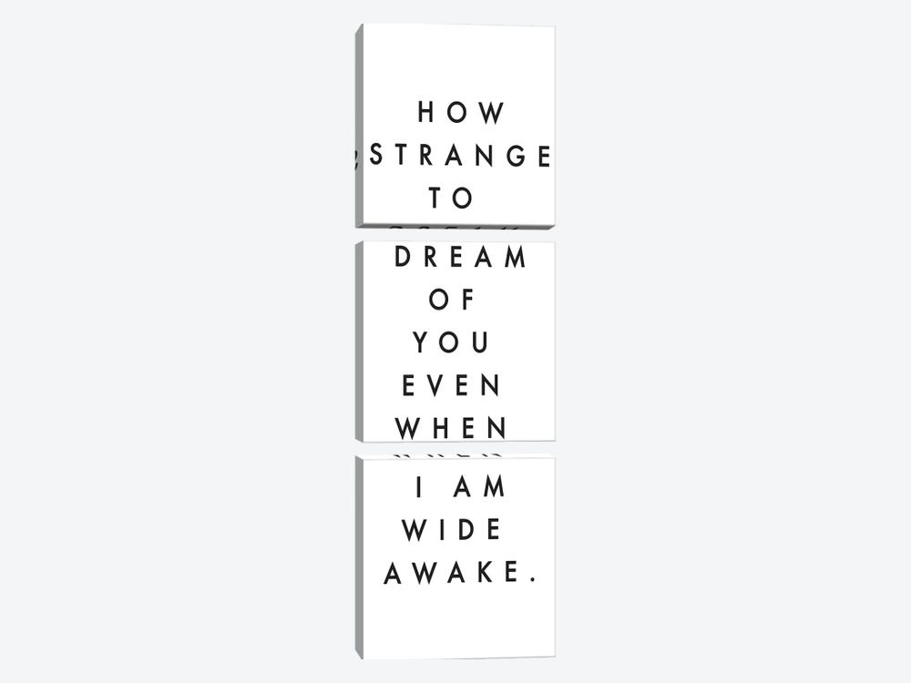 How Strange To Dream Of You by Honeymoon Hotel 3-piece Canvas Wall Art