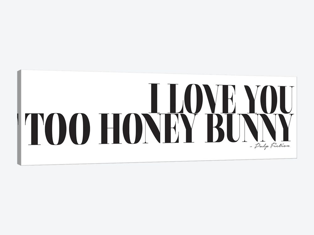I Love You Too Honey Bunny by Honeymoon Hotel 1-piece Canvas Wall Art