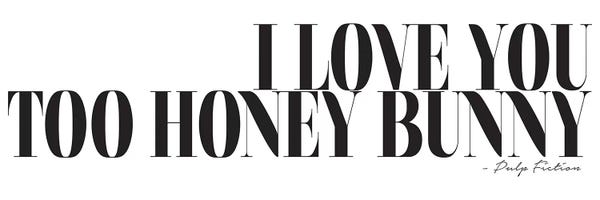 Romantic Bedroom (Love): I Love You Too Honey Bunny by Honeymoon Hotel