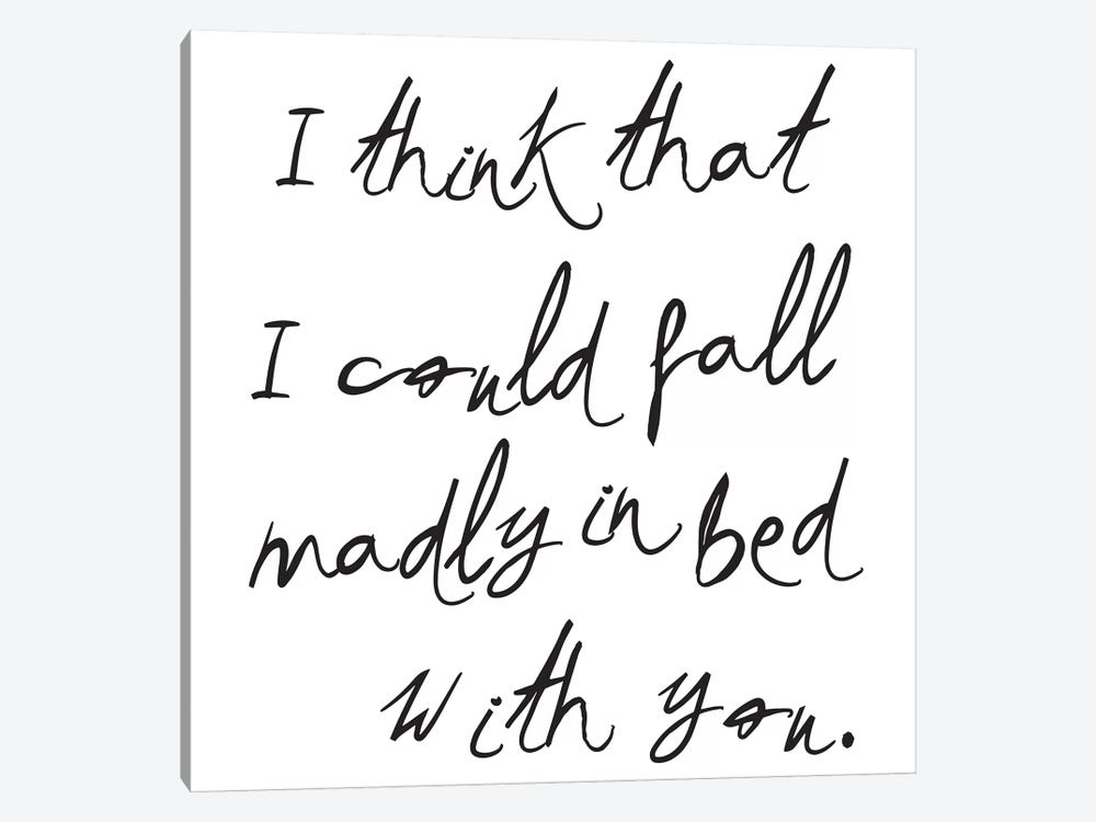 I Think I Could Fall… by Honeymoon Hotel 1-piece Art Print