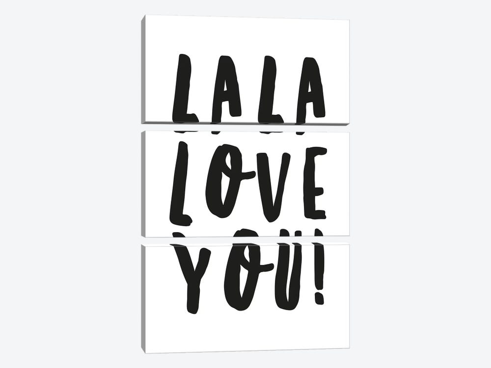 La La Love You! by Honeymoon Hotel 3-piece Canvas Wall Art