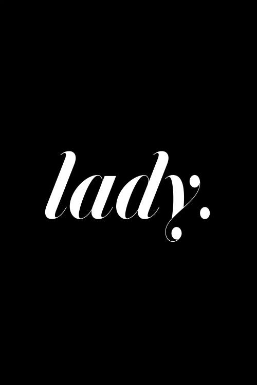 Lady. (Black)