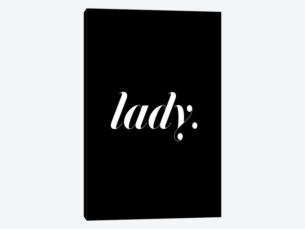 Lady. (Black) by Honeymoon Hotel 1-piece Canvas Art