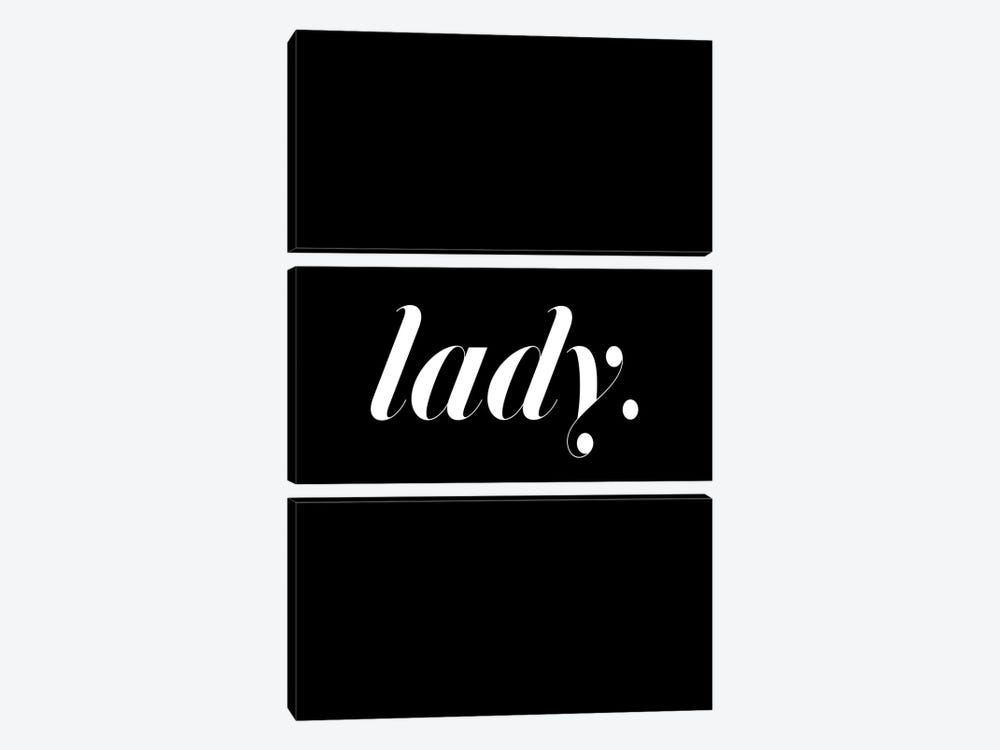 Lady. (Black) by Honeymoon Hotel 3-piece Canvas Art