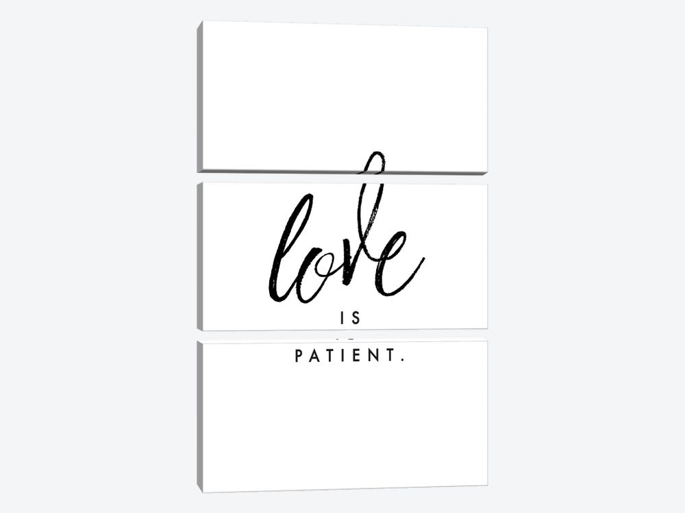Love Is Patient by Honeymoon Hotel 3-piece Canvas Wall Art