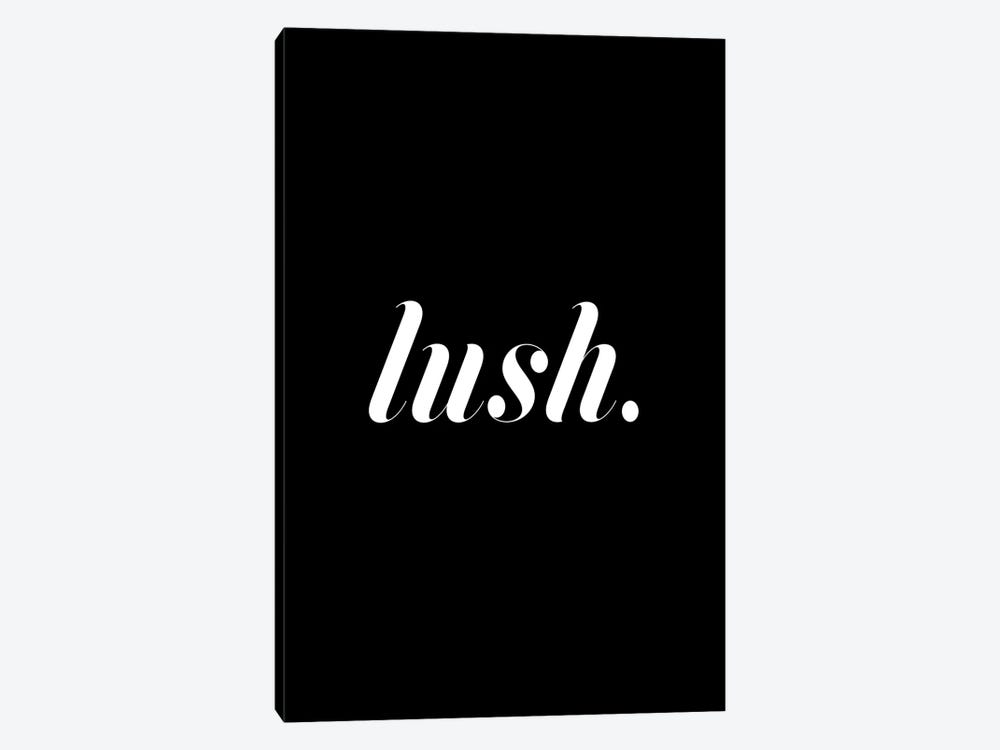 Lush. (Black) by Honeymoon Hotel 1-piece Canvas Art