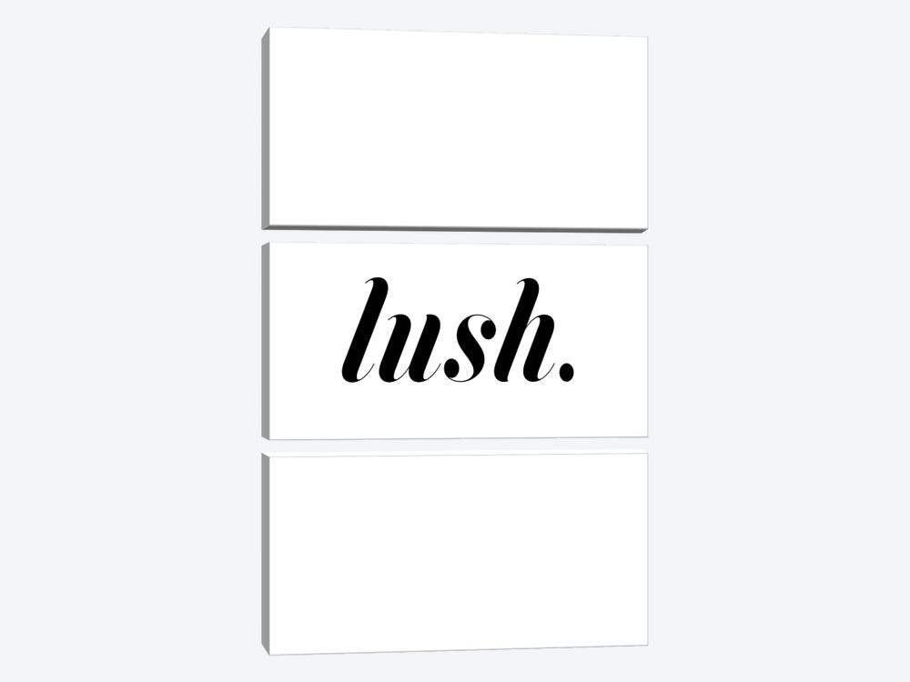 Lush. (White) by Honeymoon Hotel 3-piece Art Print