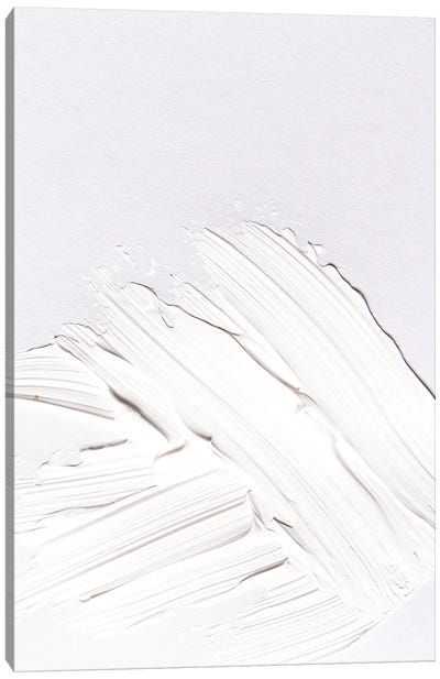 Minimal White Canvas Art Print - Zen Décor