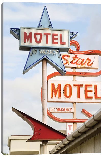 Motel Canvas Art Print - Honeymoon Hotel