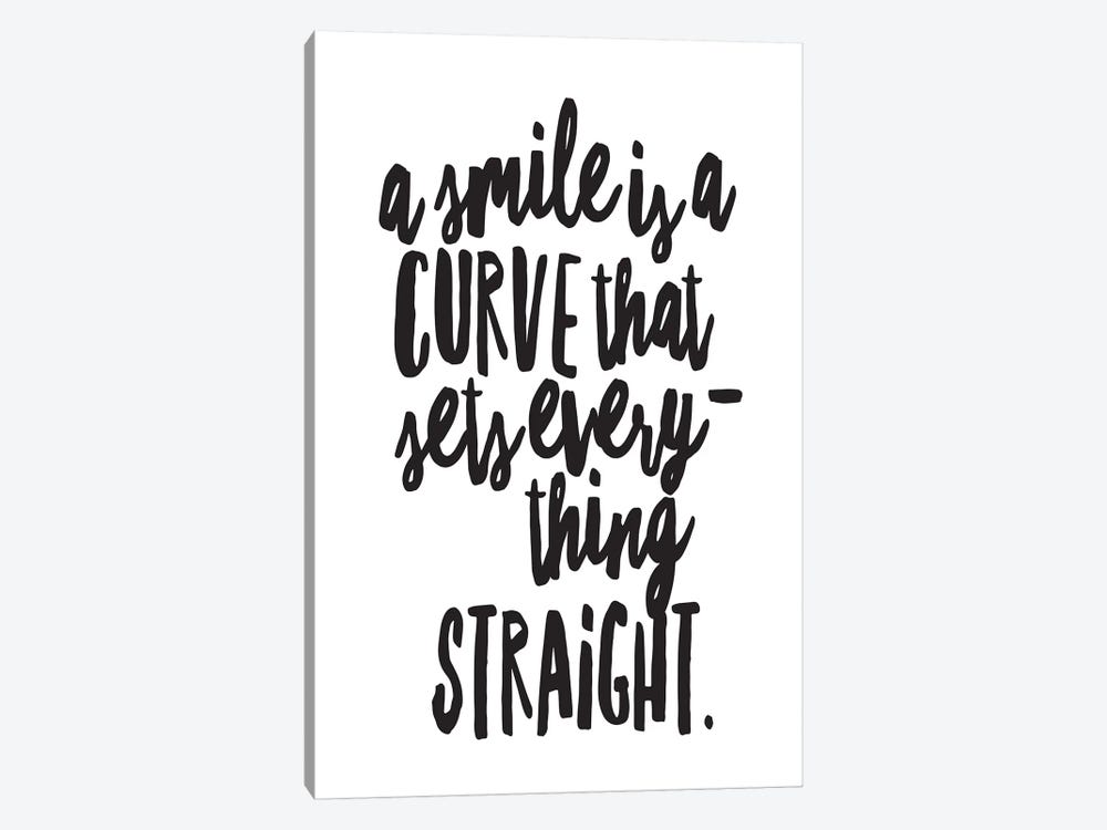 A Smile Is A Curve by Honeymoon Hotel 1-piece Canvas Print