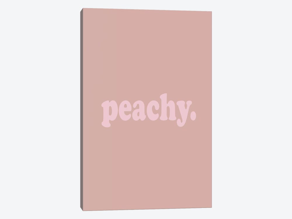 Peachy by Honeymoon Hotel 1-piece Canvas Print