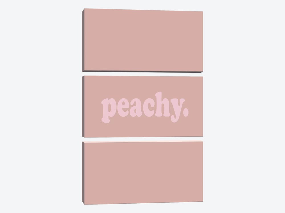 Peachy by Honeymoon Hotel 3-piece Art Print