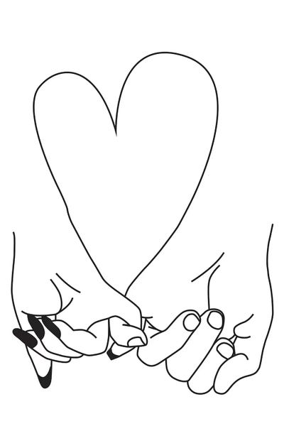 Romantic Bedroom (Love): Pinky Promise, Him & Her by Honeymoon Hotel