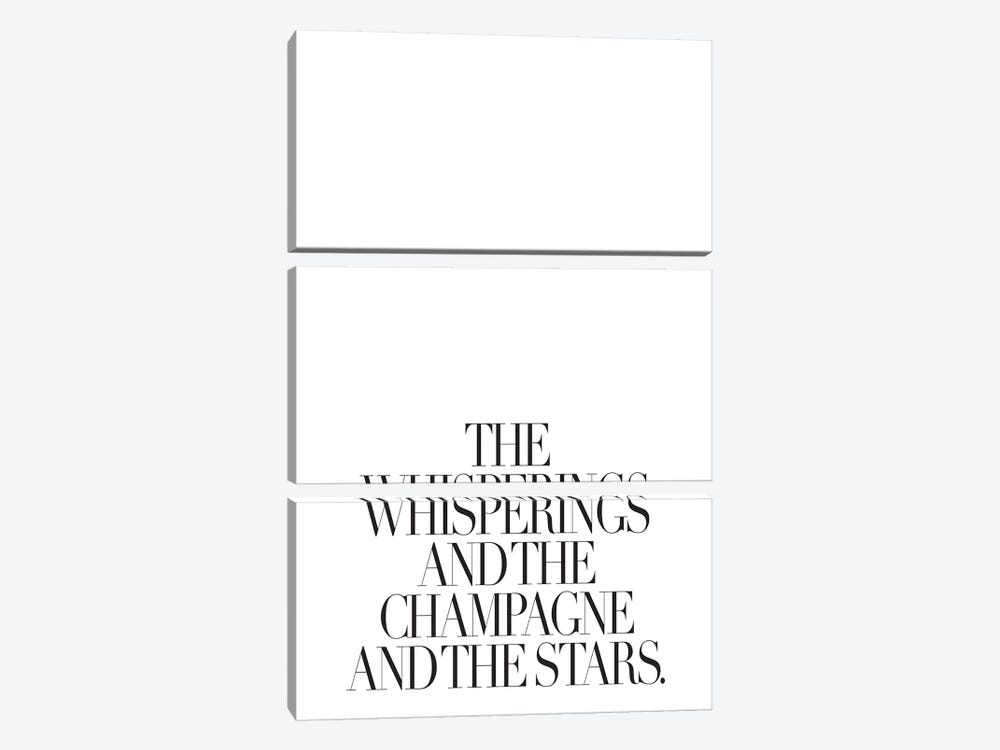 The Whisperings And The Champagne by Honeymoon Hotel 3-piece Art Print