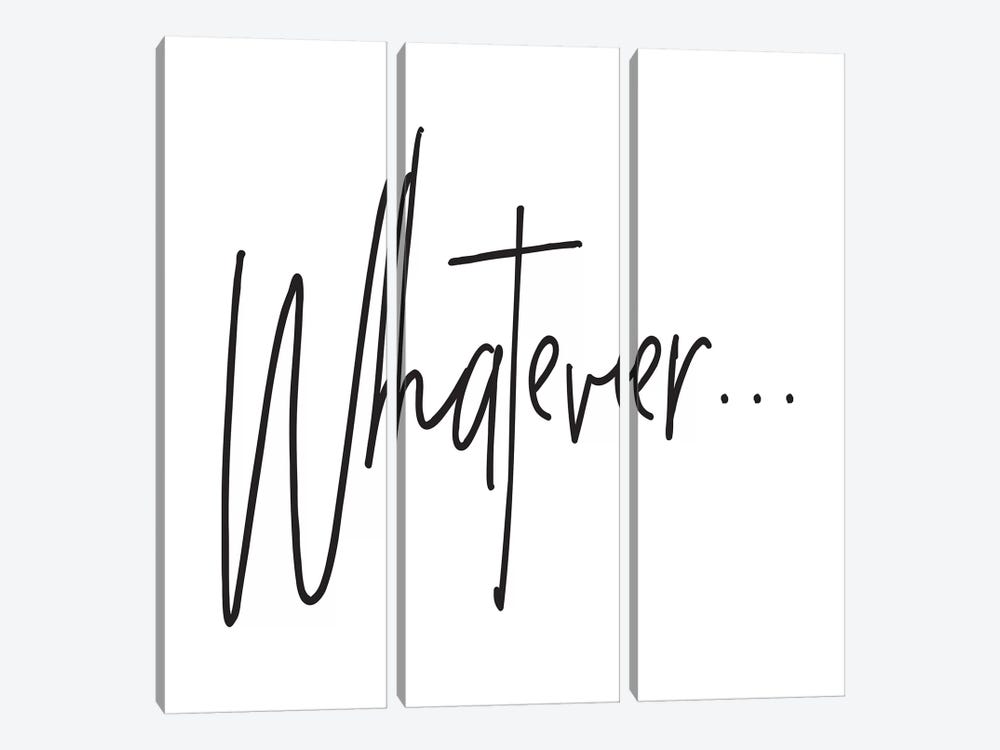 Whatever… by Honeymoon Hotel 3-piece Canvas Print