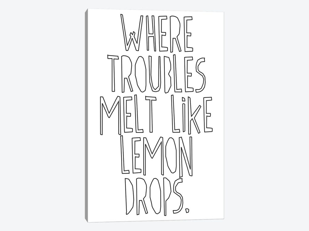 Where Troubles Melt Like Lemon Drops I by Honeymoon Hotel 1-piece Canvas Wall Art