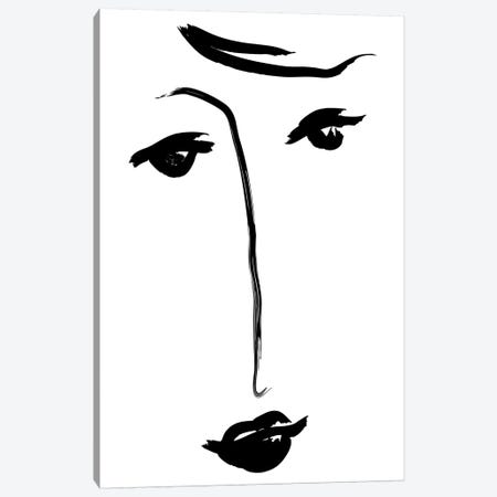 Why The Long Face Canvas Print #HON268} by Honeymoon Hotel Canvas Artwork