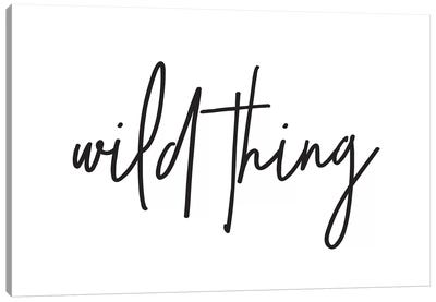 Wild Thing I Canvas Art Print - A Word to the Wise