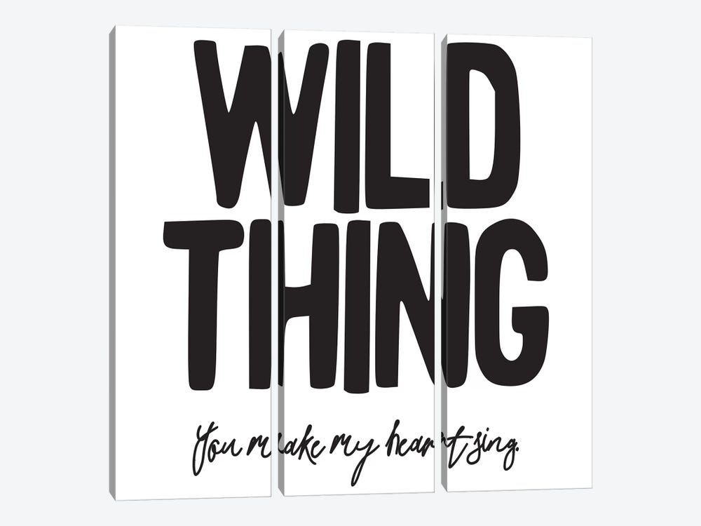 Wild Thing II by Honeymoon Hotel 3-piece Canvas Wall Art
