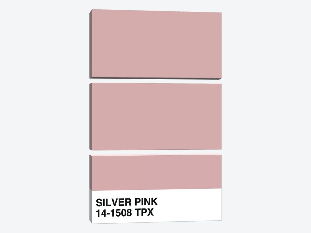 Silver Pink 14-1508 TPX by Honeymoon Hotel 3-piece Canvas Art Print