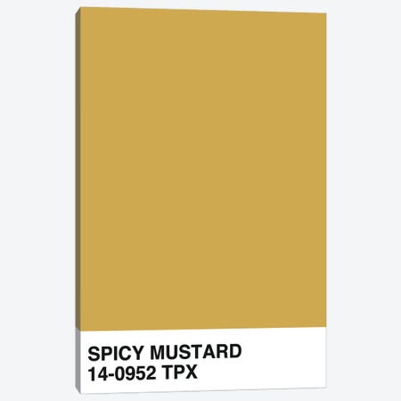 Spicy Mustard 14-0952 TPX Canvas Print #HON284} by Honeymoon Hotel Canvas Art Print