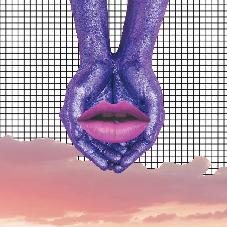 Fleuro Lipped by Honeymoon Hotel wall art