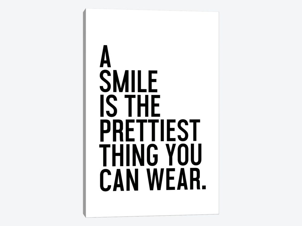 A Smile Is The Prettiest by Honeymoon Hotel 1-piece Canvas Wall Art