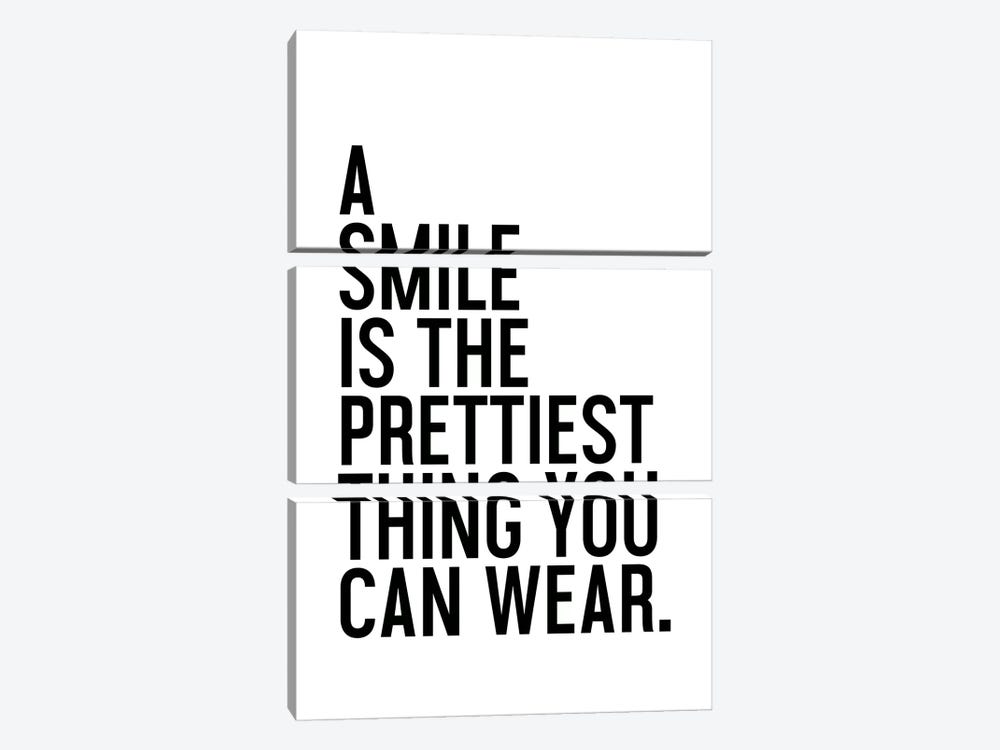 A Smile Is The Prettiest by Honeymoon Hotel 3-piece Canvas Art