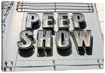 Peep Show Canvas Art Print - Honeymoon Hotel