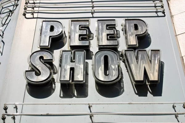 Signs: Peep Show by Honeymoon Hotel