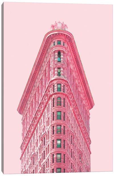 Cherry Heights Canvas Art Print - Flatiron Building