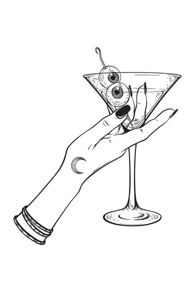 Cocktails by Honeymoon Hotel acrylic art print