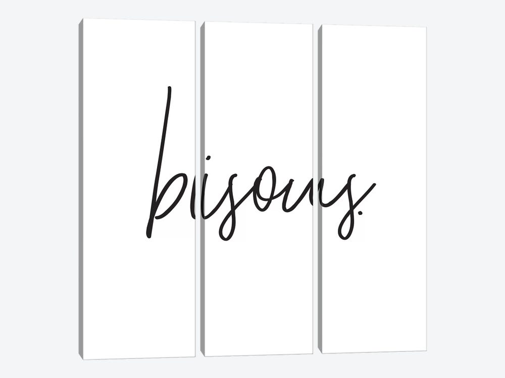 Bisous by Honeymoon Hotel 3-piece Canvas Wall Art