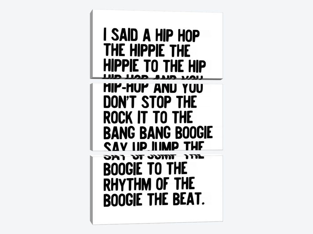 Rappers Delight 3-piece Art Print