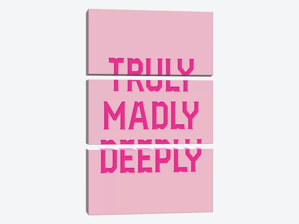 Truly Madly by Honeymoon Hotel 3-piece Art Print