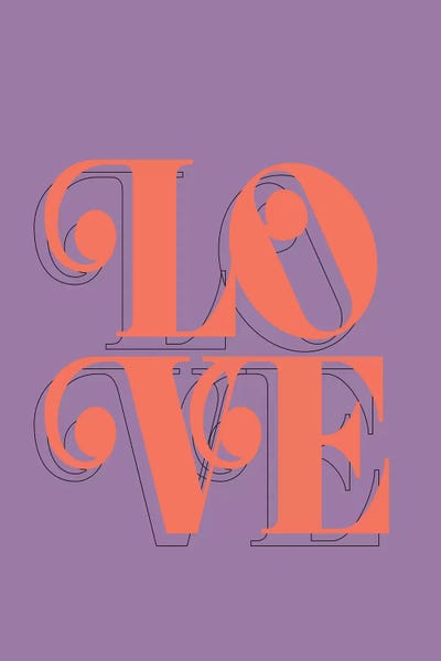 Typography: Love Fruit by Honeymoon Hotel