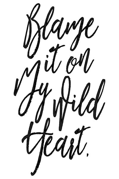 Blame It On My Wild Heart