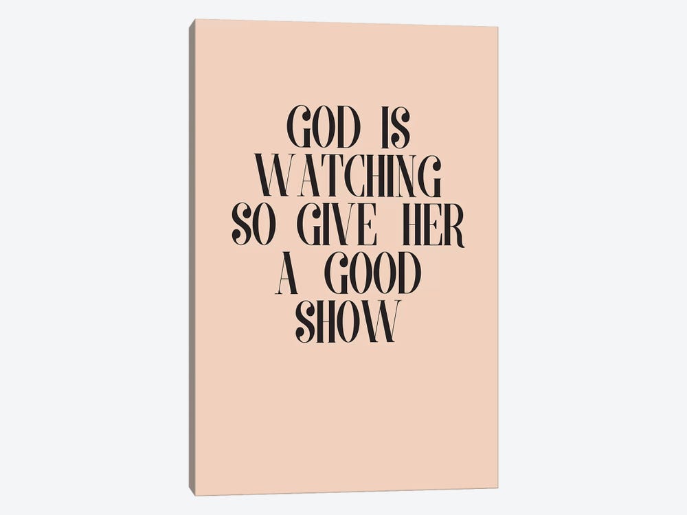 God Is Watching by Honeymoon Hotel 1-piece Art Print