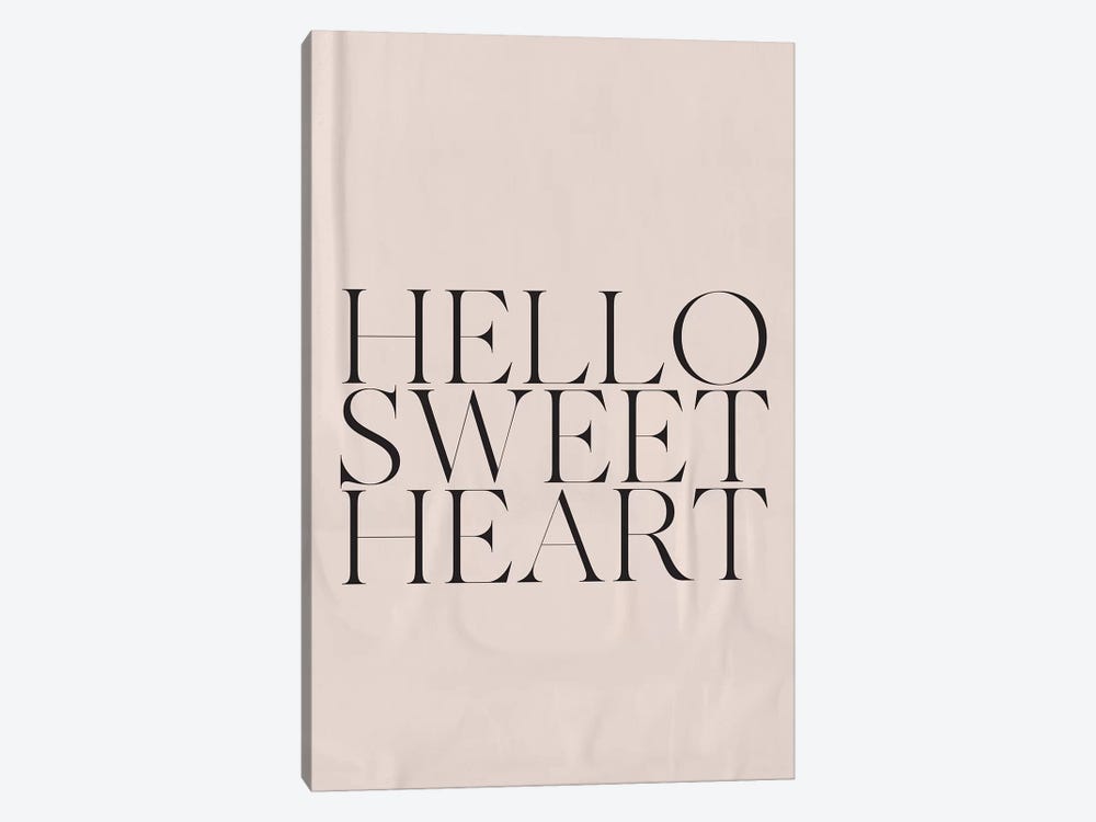 Hello Sweetheart by Honeymoon Hotel 1-piece Canvas Art