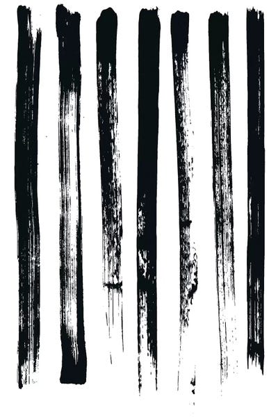 Black & White Minimalist Décor: Abstract I by Honeymoon Hotel