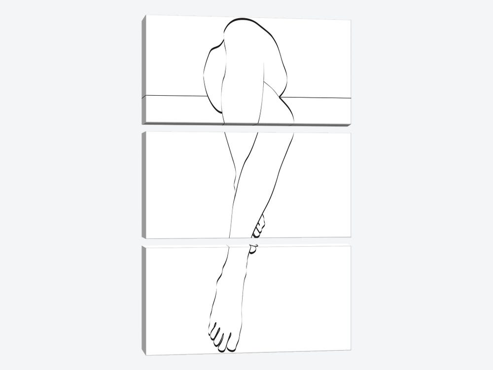Lady Legs by Honeymoon Hotel 3-piece Canvas Print