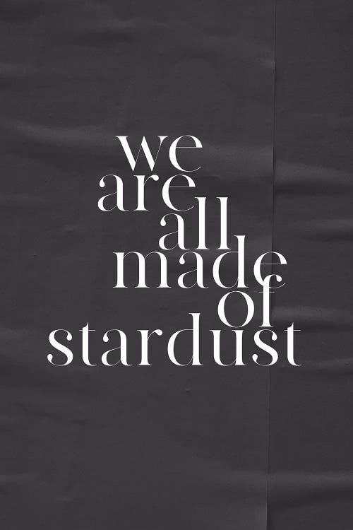 We Are All Made Of Stardust by Honeymoon Hotel canvas print
