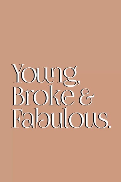 Color Palettes: Young Broke & Fabulous by Honeymoon Hotel