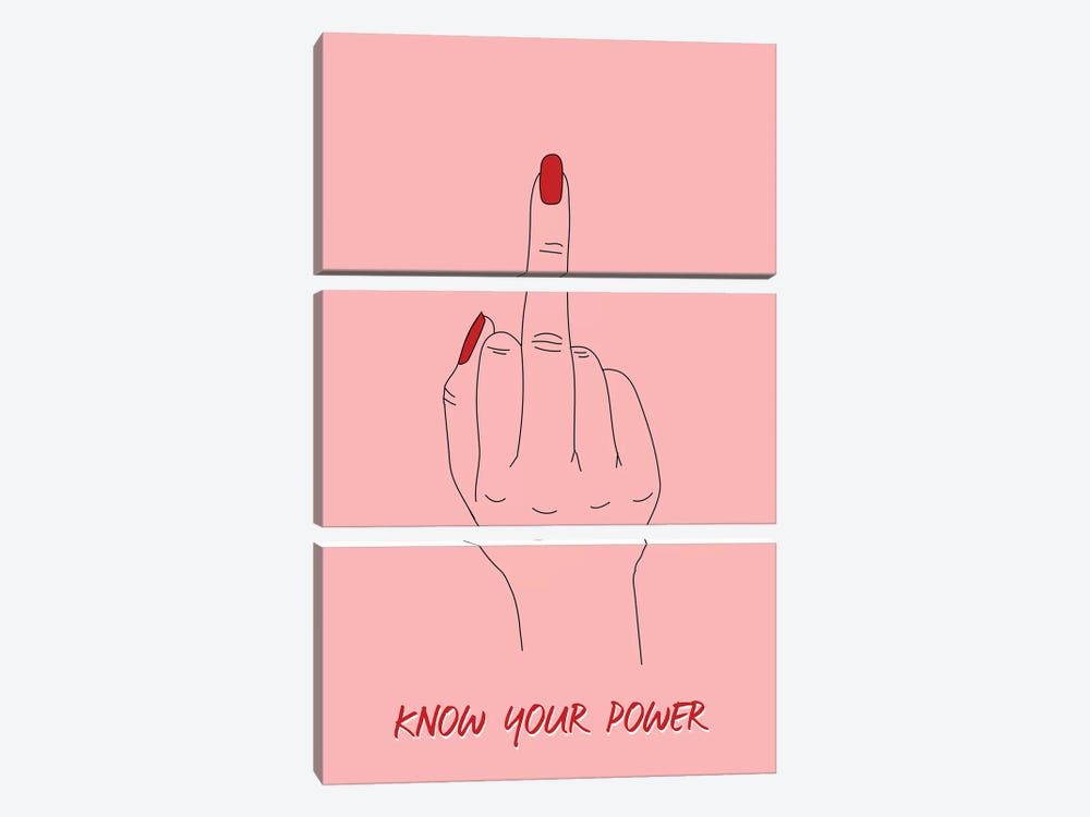 Know Your Power by Honeymoon Hotel 3-piece Canvas Art Print