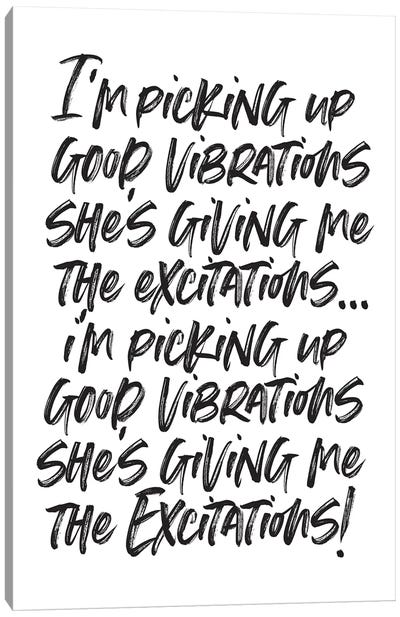 Good Vibrations Canvas Art Print - The Beach Boys