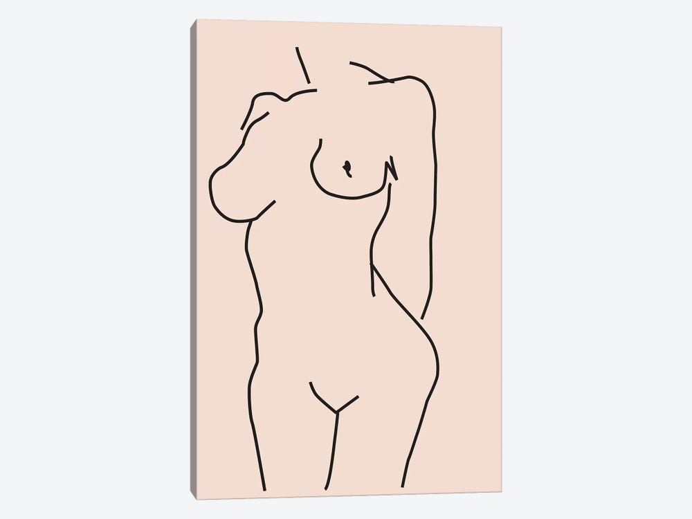Nude II by Honeymoon Hotel 1-piece Canvas Artwork