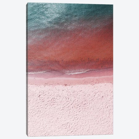 Pink Earth Canvas Print #HON458} by Honeymoon Hotel Art Print