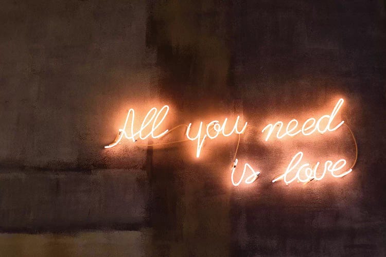 All You Need Is Love by Honeymoon Hotel wall art