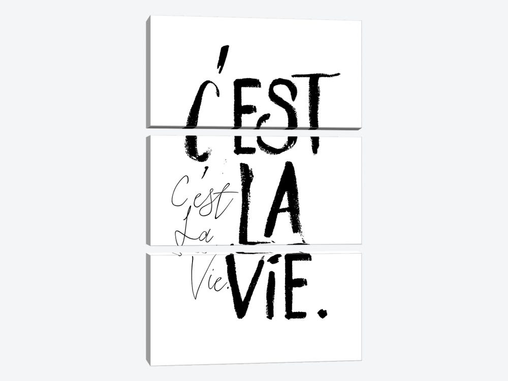 C'est la Vie by Honeymoon Hotel 3-piece Canvas Print